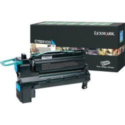Lexmark X792X1CG HC lasertoner, blå, 20000s