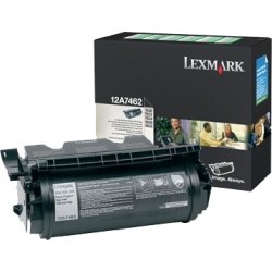 Lexmark 12A7462 lasertoner, svart, 21000s