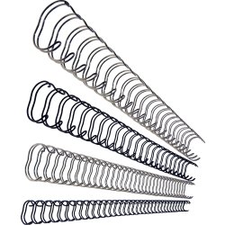 Metallspiral GBC A4 34 ringar 14 mm Silver