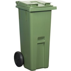 Affaldsvogn 190 l, grøn
