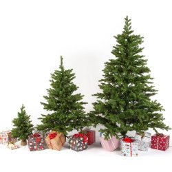 Juletræ LUX inkl. LED lys - 120 cm, Grøn