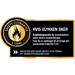 Housegard Pulverslukker | 2 kg | Rød