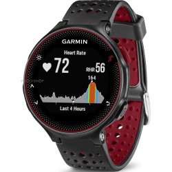 Garmin Forerunner 235, pulsur, sort/rød