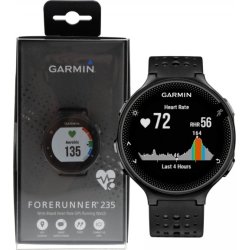 Garmin Forerunner 235, pulsur, sort/grå
