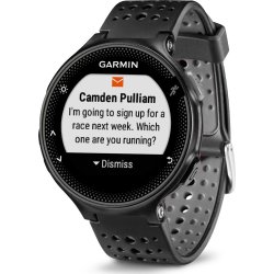 Garmin Forerunner 235, pulsur, sort/grå