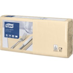 Tork Frokostservietter, 2-lags, sand, 200 stk.