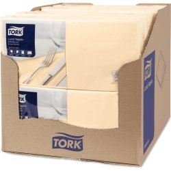 Tork Frokostservietter, 2-lags, sand, 200 stk.