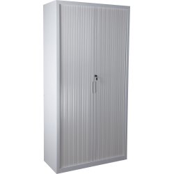 Jalousiskab 1990x1000x435 mm, Stål, Hvid