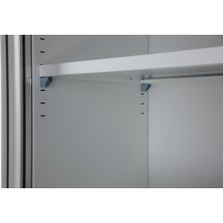 Jalousiskab 1990x1000x435 mm, Stål, Hvid