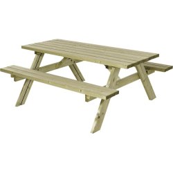 Plus Klassisk bord-bænkesæt, Natur