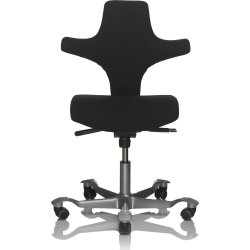 Kontorsstol HÅG Capisco 8126 Svart/Silver Medelhög