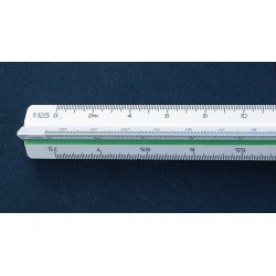 Linex 318 trekantig måttstock, 300 mm