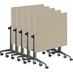 Mobil klapbord 180x80 cm ahorn melamin