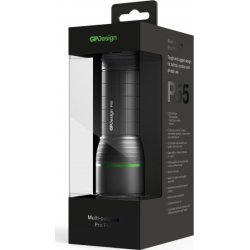 GP Design lommelygte Atlas, 400 lumen, P55, 13cm