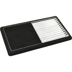 Skrapgaller Plus Cubic Med matta 40x40cm 2st Svart