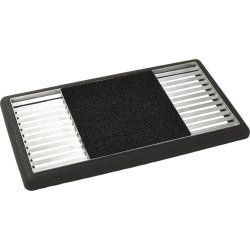Skrapgaller Plus Cubic Med matta 40x80 cm Svart