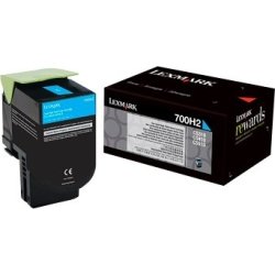 Lexmark 70C0H20 Lasertoner, blå, 3000s