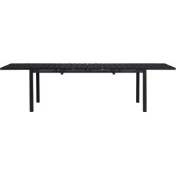 William havebord i sort B95 x L200/250/300 cm