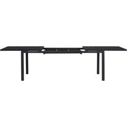 William havebord i sort B95 x L200/250/300 cm