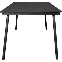 Peter havebord B90 x L223 i sort
