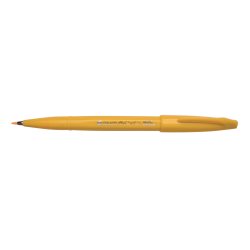 Pentel Brush Sign Pen Fineliner | Gul
