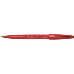 Pentel Brush Sign Pen, rød