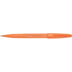 Pentel Brush Sign Pen Fineliner | Orange