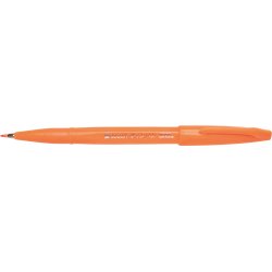 Pentel Brush Sign Pen, orange