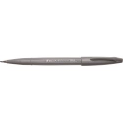 Pentel Brush Sign Pen Fineliner | Grå
