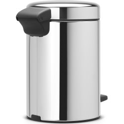 Brabantia NewIcon Pedalspand 3 L, brilliant steel