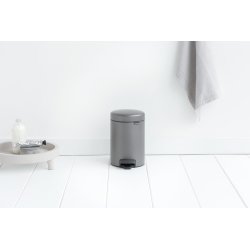 Brabantia NewIcon Pedalspand | 3 L | Platin