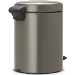 Brabantia NewIcon Pedalspand | 5 L | Platin