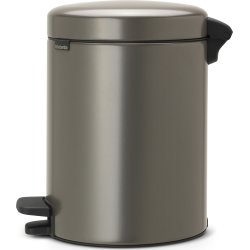 Brabantia NewIcon Pedalspand | 5 L | Platin