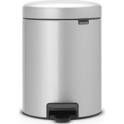 Brabantia Pedalspand, 5 L, metallic grey