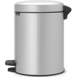 Brabantia Pedalspand, 5 L, metallic grey