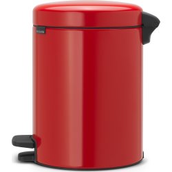 Brabantia NewIcon Pedalspand, 5 L, passion red