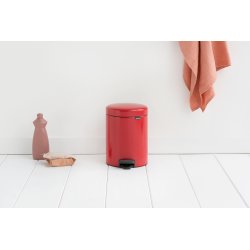 Brabantia NewIcon Pedalspand, 5 L, passion red