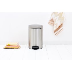 Brabantia NewIcon Pedalspand | 12 L | Mat Stål