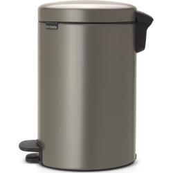 Brabantia NewIcon Pedalspand | 12 L | Platin