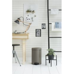Brabantia NewIcon Pedalspand | 12 L | Platin