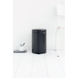 Brabantia NewIcon Pedalspand | 12 L | Mat Sort
