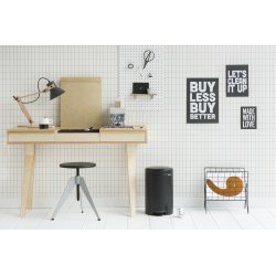 Brabantia NewIcon Pedalspand | 12 L | Mat Sort