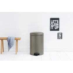 Brabantia NewIcon Pedalspand | 20 L | Platin