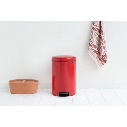 Brabantia Pedalspand, 20 L, passion red