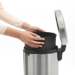 Brabantia NewIcon Pedalspand | 12 L | Mat Sort