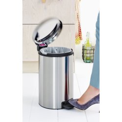 Brabantia NewIcon Pedalspand | 12 L | Mat Sort