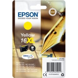 Bläckpatron Epson T1634/C13T16344012 XL Gul 450s