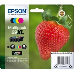 Epson nr 29XL bläckpatron, flerpack, 4 färger