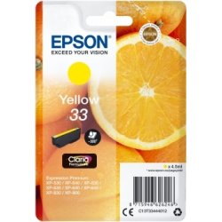 Epson 33 blækpatron, gul