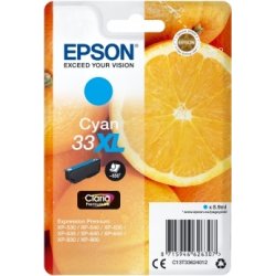 Epson 33XL Bläckpatron, cyan